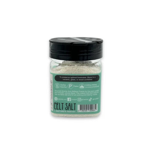 Sal Marina Céltica - Dispensador de 8 oz de Sal Fina